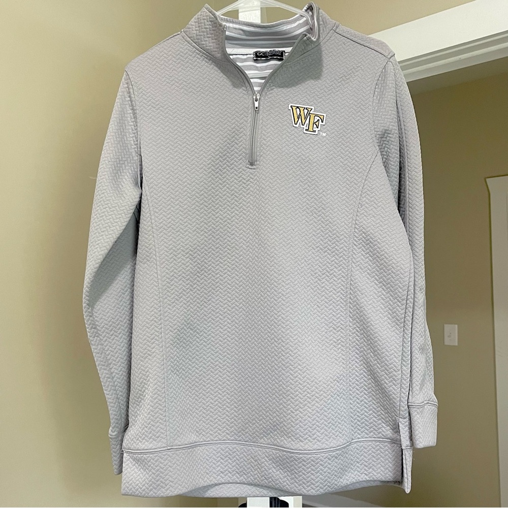 Wake Forest Quilted Quarter Zip Sweatshirt